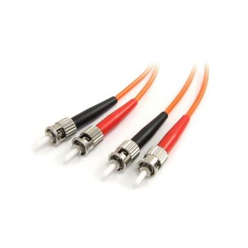 FIBSTST1 - StarTech CB 1m Fiber Optic Cable Multimode Duplex 62.5 125 LSZH ST ST
