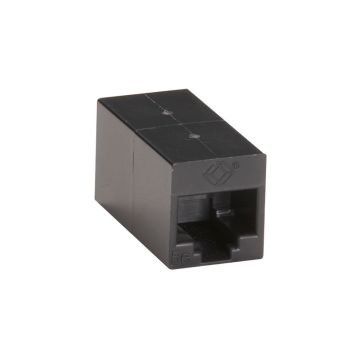 FM609 - Black Box Cat6 Coupler - Unhielded, Straight-Pin, Black, Gsa, Taa