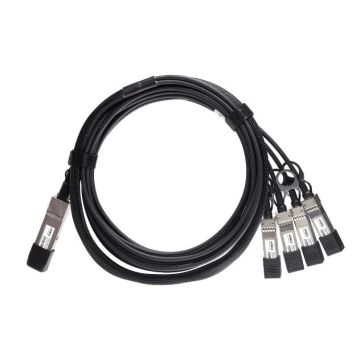 FMJDG - Dell 5M 40GbE QSFP+ to 4x SFP+ Passive Copper Breakout Cable