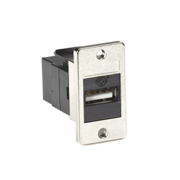FMT1050 - Black Box Panel Mount Usb Coupler Type A Female/Type B Female Black, Gsa, Taa