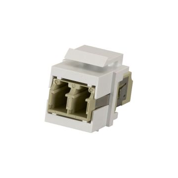 FMT357-R3 - Black Box Keystone Snap Fitting - Lc, White, Gsa, Taa