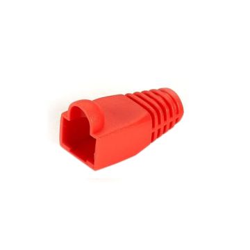 FMT720 - Black Box Snagless Cable Boot - Red, 50-Pack