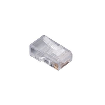 FMTP5U-SLD - Black Box Cat5 Unshielded Modular Plug For Solid Wire 25-Pack, Gsa, Taa