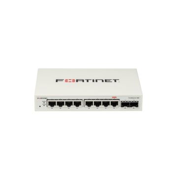 FS-108F - Fortinet FortiSwitch 108F 8-Ports 10/100/1000BASE-T Ethernet Layer 2 Desktop Managed Side-to-back Airflow Switch with 2-Ports SFP