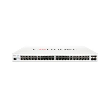 FS-448E-FPOE - Fortinet 48-Ports 10/100/1000BASE-T PoE+ Layer 3 Rack-mountable Managed Network Switch with 4-Ports SFP+