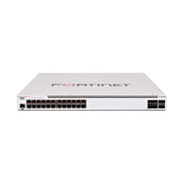 FS-548D-FPOE - Fortinet FortiSwitch 48-Ports 10/100/1000BASE-T PoE+ and 4-Ports SFP+ Rack-mountable Network Switch with 2-Ports QSFP+