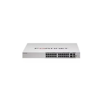 FS-T1024E - Fortinet FortiSwitch 24-Ports 10GBASE-T Ethernet Rack-mountable Network Switch with 2-Ports QSFP28