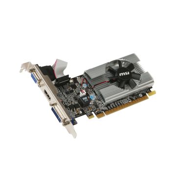 G2101D3 - MSI Nvidia GeForce N210-MD1G/D3 1GB DDR3 64-Bit PCI-Express 2.0 1x DL-DVI-D 1x D-SUB 1x HDMI Graphics Card