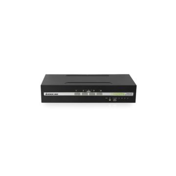 GCS1324TAA4C - Iogear 4-Port Dual View Hdmi Pp4.0 Secure Kvm Switch W/Audio. Taa Compliance