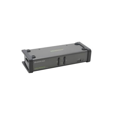 GCS1742 - Iogear 2 Port Dual View Kvm Switch W/Audio And Usb Peripheral Sharing