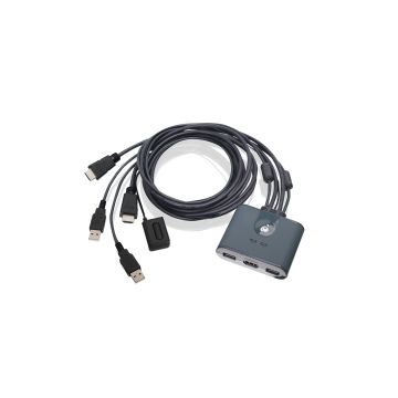 GCS32HU - Iogear 2-Port Full Hd Kvm Switch With Hdmi And Usb Connections. For 2 Hdmi Pc Share On