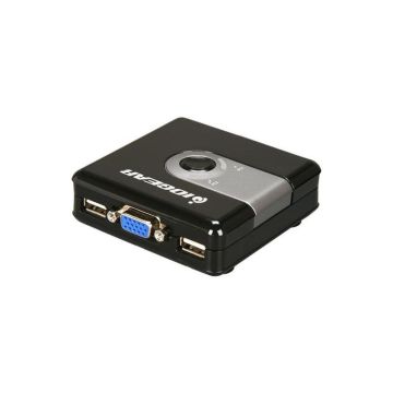 GCS42UW6 - Iogear 2-Port Compact Usb Vga Kvm With Built-In Cables