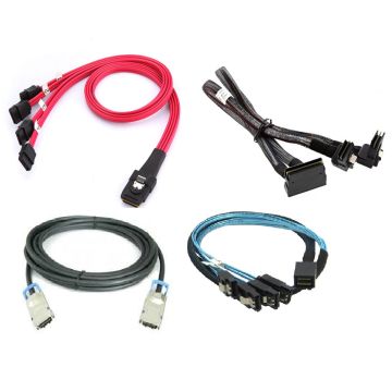 498425-001 - HP Mini Seraial Atatched SCSI (SAS) 28-inch Cable Assembly