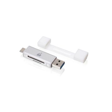 GFR3C12 - Iogear Usb-C Duo Card Reader/Writer