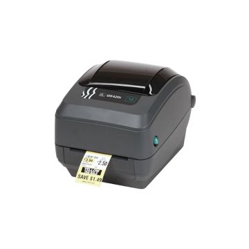 GK42-102510-000 - Zebra GK420t 203 dpi 5 ips USB, Serial Tear Bar Thermal Transfer Desktop Barcode Label Printer 