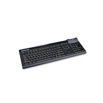 GKBSR201 - Iogear 104-Key Keyboard With Integrated Smart Card Reader Is A Secure Terminal For Comp