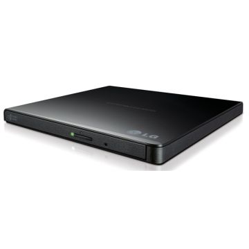 GP65NB60 - LG External Slim DVDRW 8X USB 9.5mm Black with Cyberlink Software