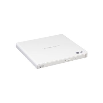 GP65NW60 - LG External Slim DVDRW 8X USB 9.5mm White with Cyberlink Software