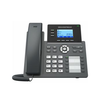 GRP2604P - Grandstream 3-Line Dual-Port Ethernet 2.7-inch LCD Carrier Grade VoIP Phone