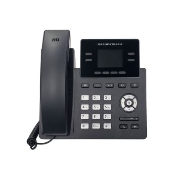GRP2612P - Grandstream 2-Line Dual-Port Ethernet 2.4-inch LCD Carrier Grade VoIP Phone