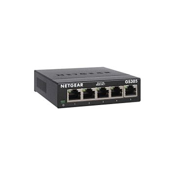 GS305-300PAS - Netgear GS300 Series 5-Ports 10/100/1000BASE-T Ethernet Layer 2 Desktop Network Switch