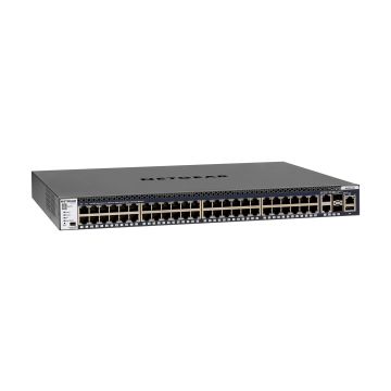 GSM4352S-100NES - Netgear M4300 Series 48-Ports 10/100/1000BASE-T and 2-Ports 10GBASE-T Ethernet Layer 3 Rack-mountable Managed Network Switch with 2-Ports SFP+