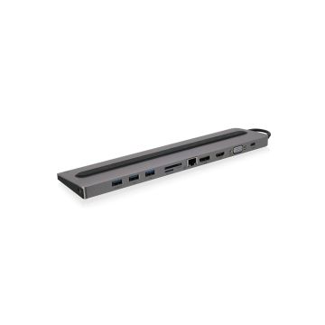 GUD3C02B - Iogear Dock Pro 100 Usb-C 4K Ultra-Slim Station