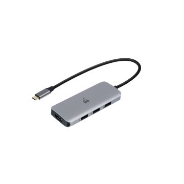 GUD3C8K2P - Iogear Iogear Usb-C Nano Dock Pro, 8K Single , Dual 4K, 2 Hdmi, 3 Usb-A, 13 Inch Cable,