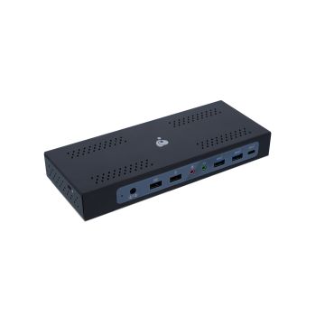 GUD3CDHTAA - Iogear Iogear Dock Pro Duo Usb-C Docking Station, Kvm, Triple View, 100W Pd, 4K, Hdmi,