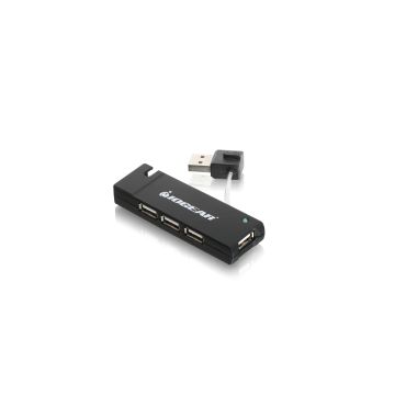 GUH285W6 - Iogear 4 Port Hi-Speed Usb 2.0 Hub, Add Four Hi-Speed Usb 2.0 Ports In Seconds