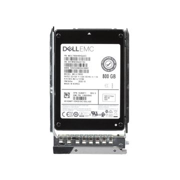 GW8T1 - Dell 800GB SAS 12Gb/s Hot Swap Mixed Use TLC 2.5-inch Solid State Drive (SSD) with Tray for PowerEdge G14