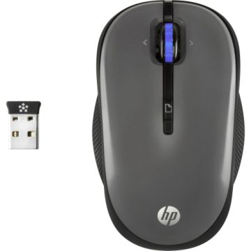 H4N93AA - HP X3300 (Gray) Wireless Mouse Optical Wireless Radio Frequency Gray, Silver USB Tilt Wheel 4 Button(s)