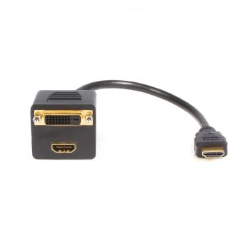 HDMISPL1DH - Startech 1Ft Hdmi Splitter Cable Hdmi To 2X Dvi-D