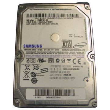 HM251JI - Samsung Spinpoint M6 250GB 5400RPM SATA 1.5Gb/s 8MB Cache 2.5-inch Hard Drive