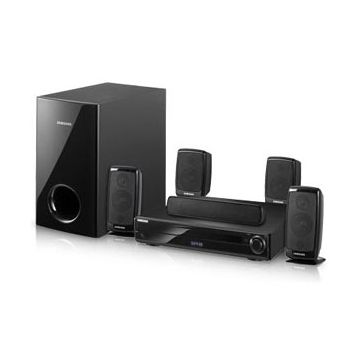 HT-Z520T - Samsung Home Theater System DVD Player, 5.1 Speakers 5 Disc(s) 1200W RMS Dolby Digital, Dolby Pro Logic II, Dolby Pro Logic IIx, DTS
