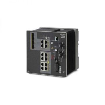 IE-4000-8T4G-E - Cisco Catalyst IE-4000 Series 8-Ports 10/100/1000BASE-T Ethernet Layer 2 DIN Rail-mountable Managed Rugged Switch with 4-Ports SFP