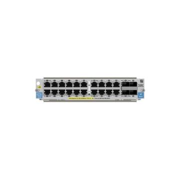 J8705A - HPE 20-Ports 10/100/1000BASE-T PoE+ and 4-Ports SFP Interface Module for ProCurve Switch
