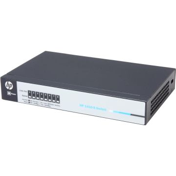 J9661A - HP OfficeConnect 1410 8-Ports 10/100Base-TX RJ-45 Wall Mountable Unmanaged Network Switch