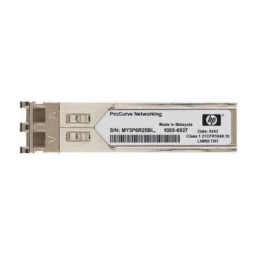 JC013A - HP X126 1Gbps 1000Base-SX MMF 550m 850nm Dual LC Connector SFP Transceiver Module