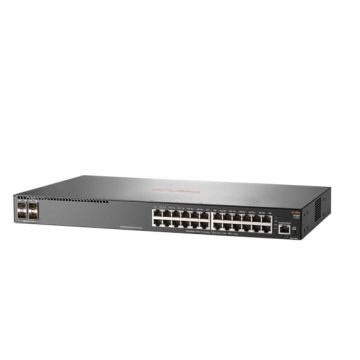 JL259A - HPE Aruba 2930F-24G 24-Ports 10/100/1000BASE-T Ethernet Layer 3 Rack-mountable Managed Network Switch with 4-Ports SFP