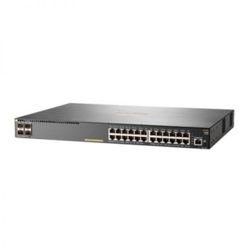 JL261A#ACF - HPE Aruba 2930F 24-Ports 10GbE PoE+ Rack-mountable Network Switch with 4-Ports SFP