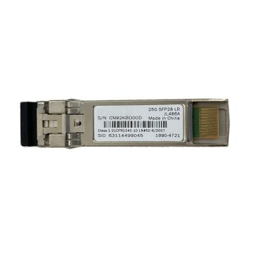 JL486A - HPE Aruba 25GBASE-LR Single-mode Fibre 10KM 1310nm LC Connector SFP28 Transceiver Module