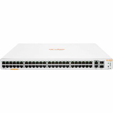 JL809A - HPE Aruba Instant On 1960 Series 40-Ports 10/100/1000BASE-T Class4 and 8-Ports Class6 Ethernet Layer 2 Rack-mountable Managed Network Switch with 2-Ports SFP+