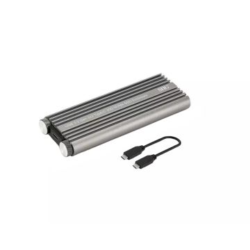 JU-SA0X11-S1 - Siig This Ultra Small Enclosure Adds Fast M.2 (M Key) Pcie Nvme Ssd Storage To Your W