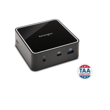 K38390NA - Kensington AC SD2400T Thunderbolt3 40Gbps Dual 4K NanoDock w 135W ADT