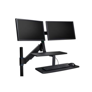 K52796WW - Kensington AC SmartFit Sit Stand Dual Monitor Workstation