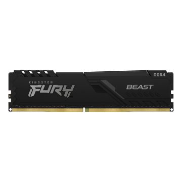 KF432C16BB/4 - Kingston Fury Beast 4GB 3200MHz DDR4 PC4-25600 Non-ECC CL16 288-Pin DIMM 1.35V Single Rank Memory Module