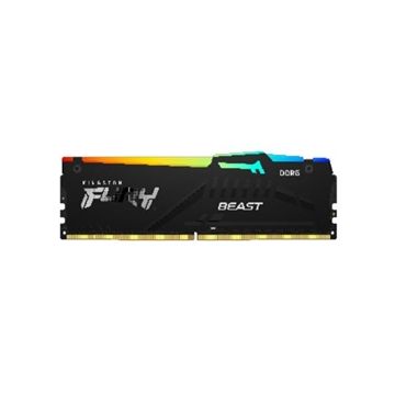 KF552C36BBEAK2-16 - Kingston Fury Beast RGB 16GB (2x 8GB) 5200MHz DDR5 PC5-41600 Non-ECC CL36 288-Pin DIMM 1.25V Single Rank x16 Memory Module