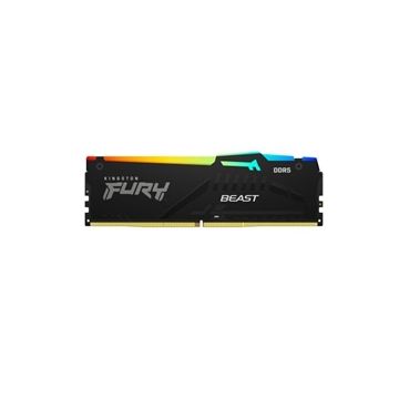 KF556C40BBAK2-16 - Kingston Fury Beast 16GB (2x 8GB) 5600MHz DDR5 PC5-44800 Non-ECC CL36 288-Pin DIMM 1.25V Single Rank x16 Memory Module