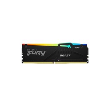KF560C40BBAK2-32 - Kingston Fury Beast 32GB (2x 16GB) 6000MHz DDR5 PC5-48000 Non-ECC CL40 288-Pin DIMM 1.35V (LV) Single Rank x8 Memory Module